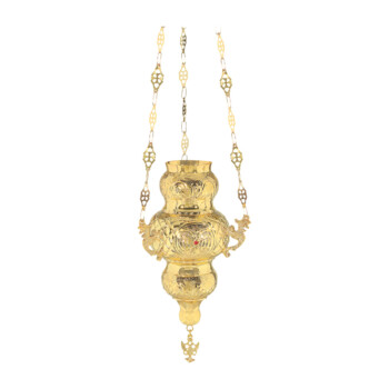 Candle Gold Plated Stone | 1215