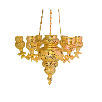 Multi Vigil Lamp Gold | 1286D